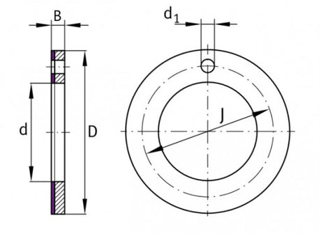 SKF PCMW 223801.5 M axiální kluzný kroužek, ocel-POM