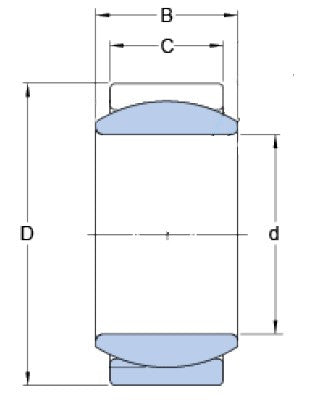 SKF GE 12 E kloubové ložisko ocel/ocel
