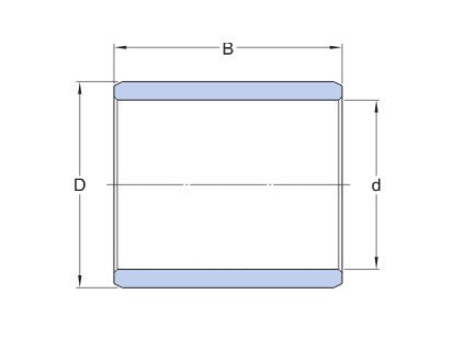 SKF PWM 110125100 kluzné pouzdro z vinutých vláken