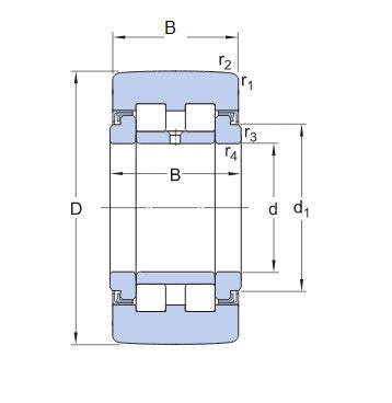 SKF PWTR 40.2RS pojezdová kladka