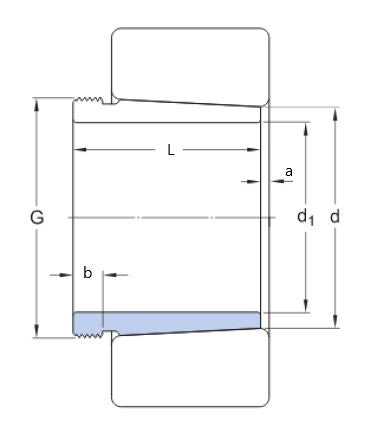 SKF AHX 318 stahovací pouzdro