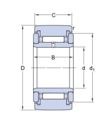 SKF NATR 20 PPXA opěrná kladka