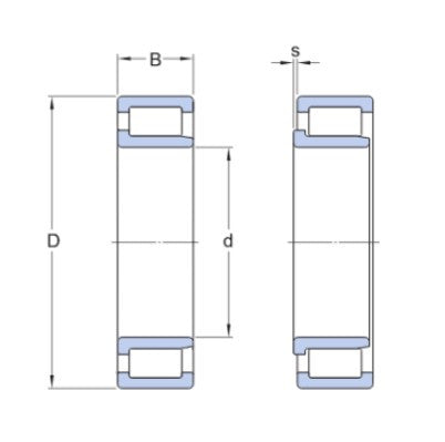 SKF NJG 2320 VH/C3 válečkové ložisko