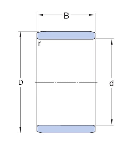 SKF IR 60X68X35 ložiskový kroužek