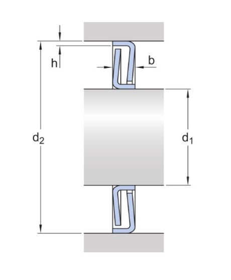 SKF Z 210 těsnící podložka