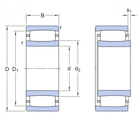 SKF C 2216/C4 toroidní ložisko CARB