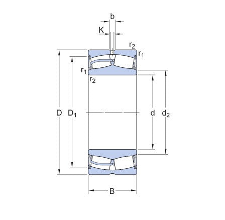 SKF 23164-2CS5K/VT143 soudečkové ložisko